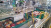 the retailer transformed its operation from a roundtable manual crate separation and loading method, to a high speed, optimised apple packing and palletising