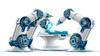 Fibre optic connectors for surgical robotic systems
