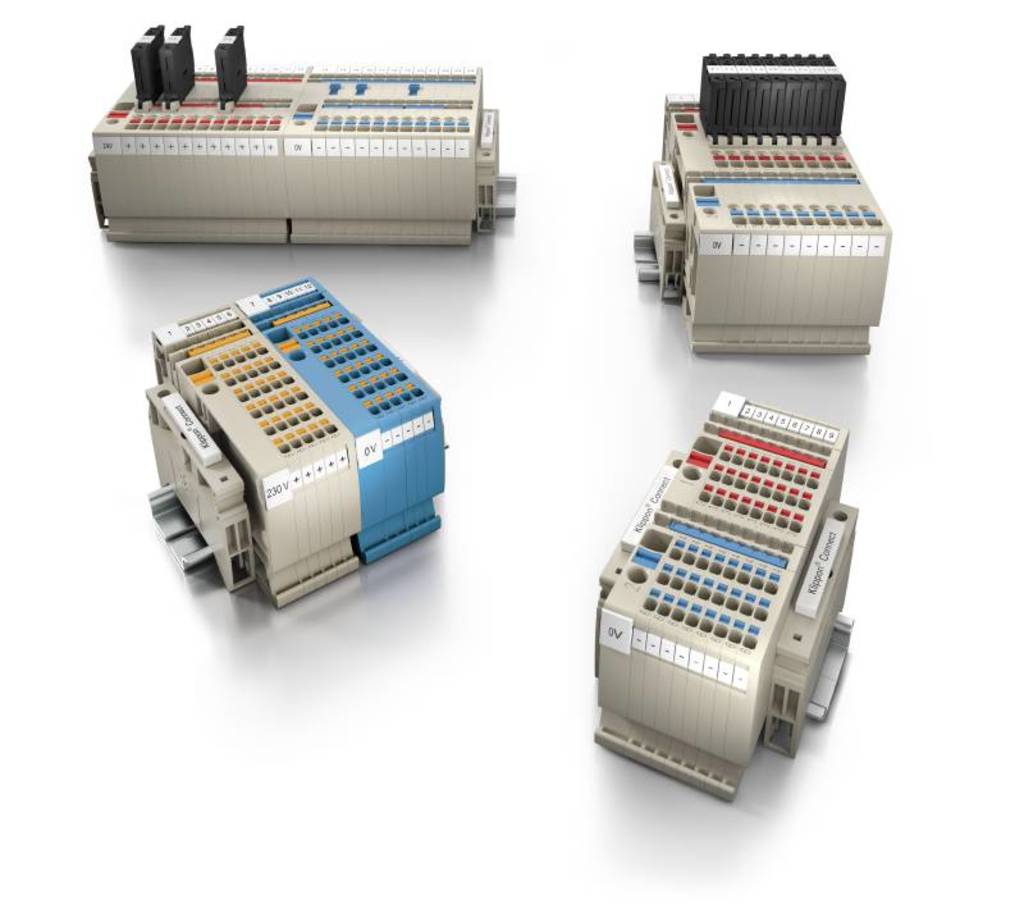 Weidmüller Klippon® Connect terminal blocks with PUSH IN technology