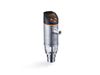 Pressure sensor for viscous and abrasive media