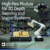 High-res module for 3D depth sensing