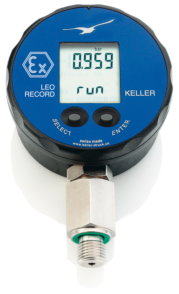 KELLER LEO digital pressure gauges